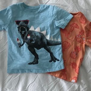 5T GAP Summer Print Tee Bundle (2 shirts)